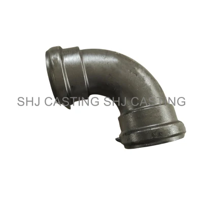 ISO2531 En545 En598 Ductile Iron Pipe Fittings 90 Degree Double Socket Bend