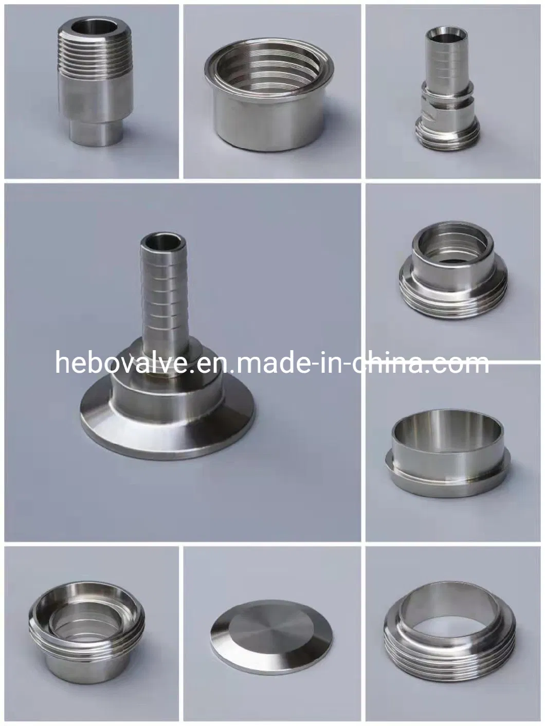 DIN Stainless Steel Sanitary Weld/ Clamp Hose Nipple